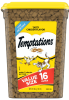 TEMPTATIONS Classic Crunchy and Soft Cat Treats Tasty Chicken Flavor, 16 oz. Tub