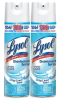 Lysol Disinfectant Spray, Sanitizing and Antibacterial Spray, For Disinfecting and Deodorizing, Crisp Linen, 19 Fl. Oz (Pack of 2)