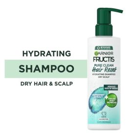 Garnier Fructis Pure Clean Hair Reset Hydrating Shampoo;  Dry Scalp;  12 fl oz