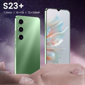 Hot Sale Brand New Smart Mobile Phone S23+ 256GB Dual Nano SIM Android Version Ready Stock (Color: Green)